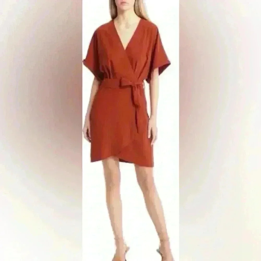 New with tags, womens size XL Charles Henry brand wrap dress, #G593
